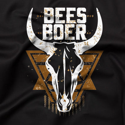 BeesBoer Tribal Bull Skull Men's Tee