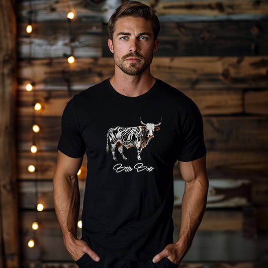 BeesBoer Striped Bull Majesty Men's Tee